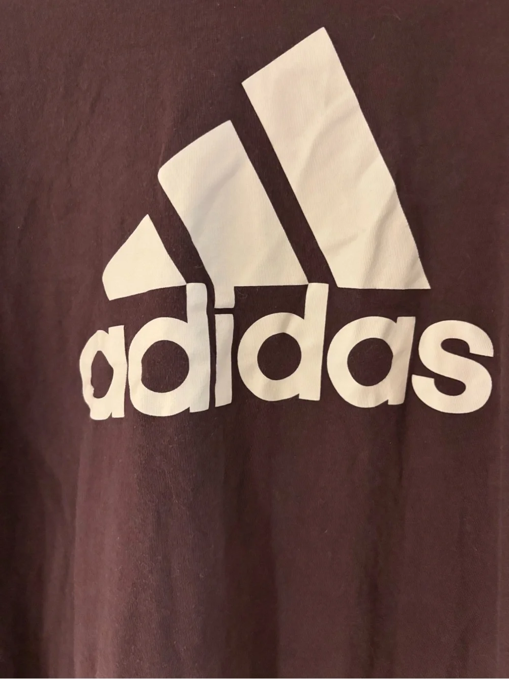 Adidas Men’s Long Sleeve T-Shirt Size 2XLT Cotton EUC Brown Crewneck